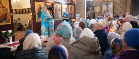 Божественная литургия в праздник Благовещения Пресвятой Богородицы